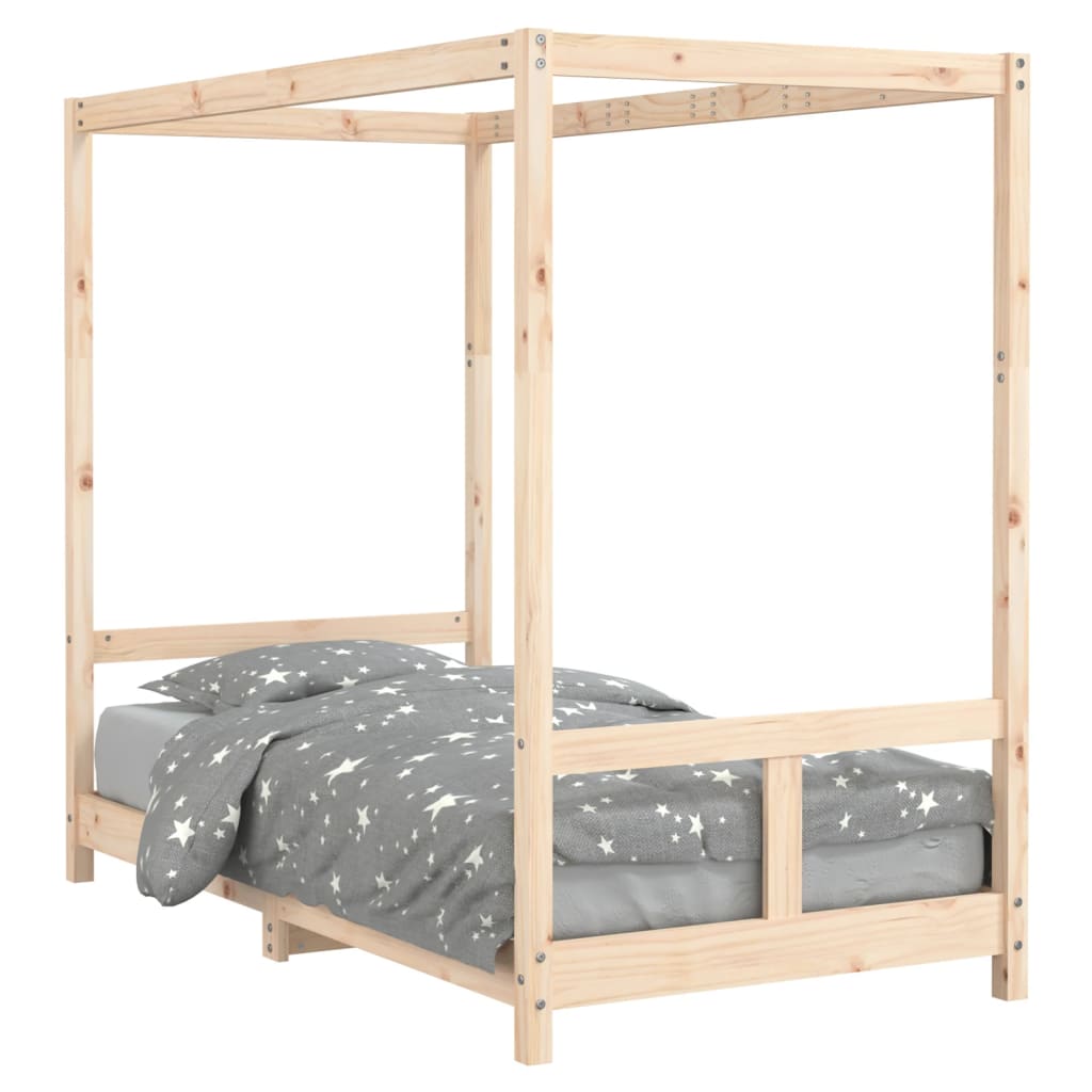 Cadre de lit pour enfant 80x160 cm bois de pin massif - XIOS