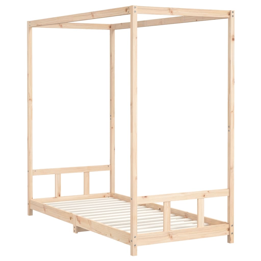 Cadre de lit pour enfants 90x200 cm bois de pin massif - XIOS