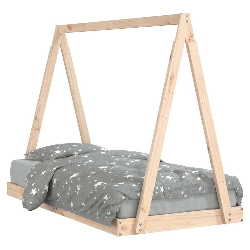 Cadre de lit pour enfant 80x160 cm bois de pin massif - XIOS