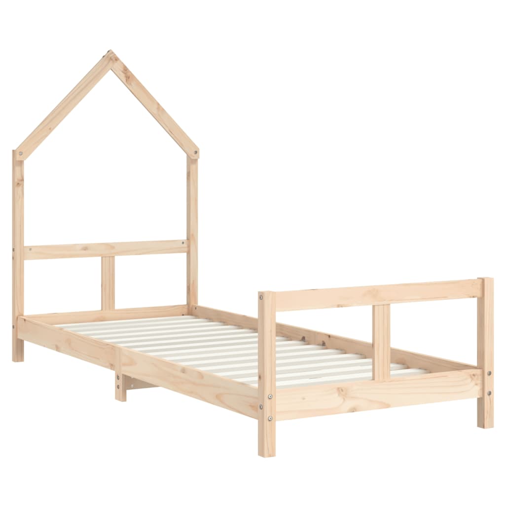 Cadre de lit pour enfants 80x200 cm bois de pin massif - XIOS
