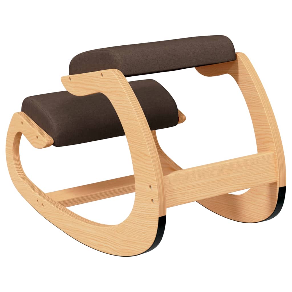 Chaise assis-genoux marron 55x84x55 cm contreplaqué de bouleau - XIOS