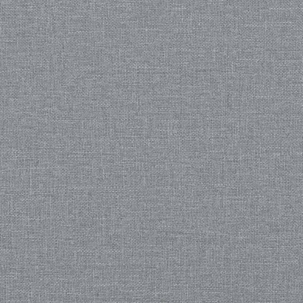 Lit de jour avec gigogne sans matelas gris clair 80x200 cm