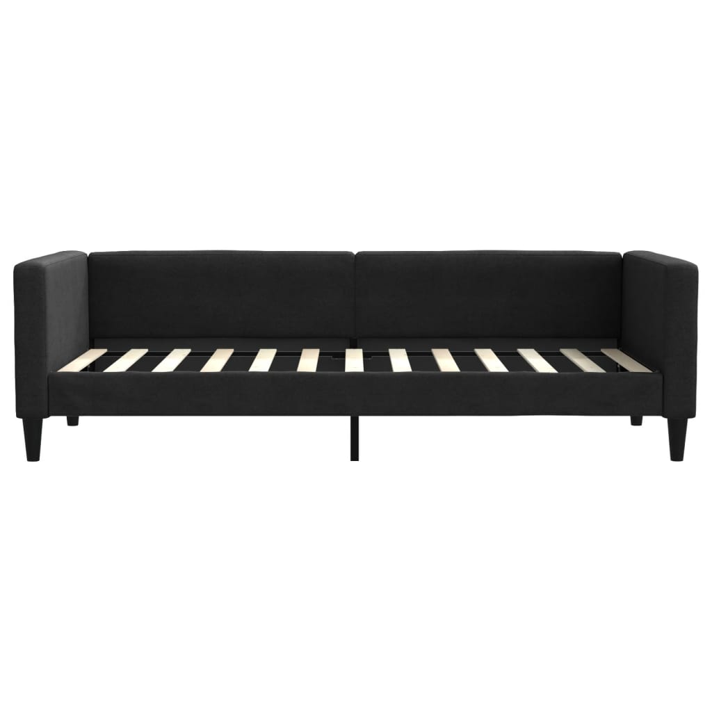 Lit de jour avec gigogne et tiroirs sans matelas noir 80x200 cm - XIOS