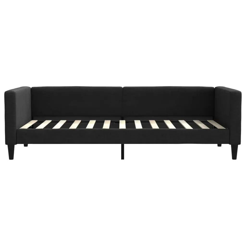 Lit de jour avec gigogne et tiroirs sans matelas noir 90x200 cm - XIOS