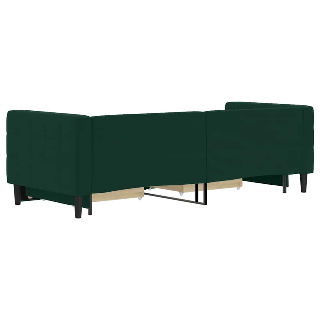 Lit de jour avec gigogne et tiroirs sans matelas 80x200 cm - XIOS