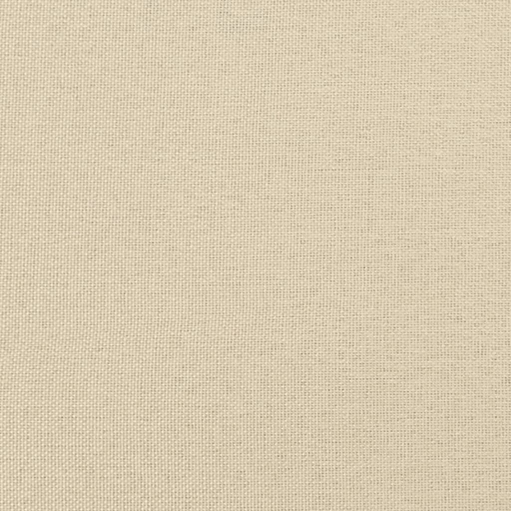 Lit de jour avec gigogne et tiroirs crème 100x200 cm tissu - XIOS