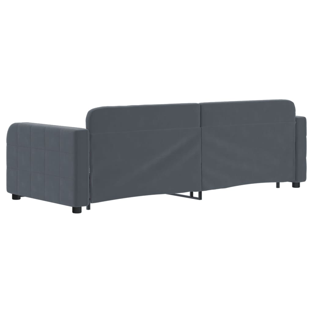 Lit de jour avec gigogne et tiroirs sans matelas 80x200 cm - XIOS