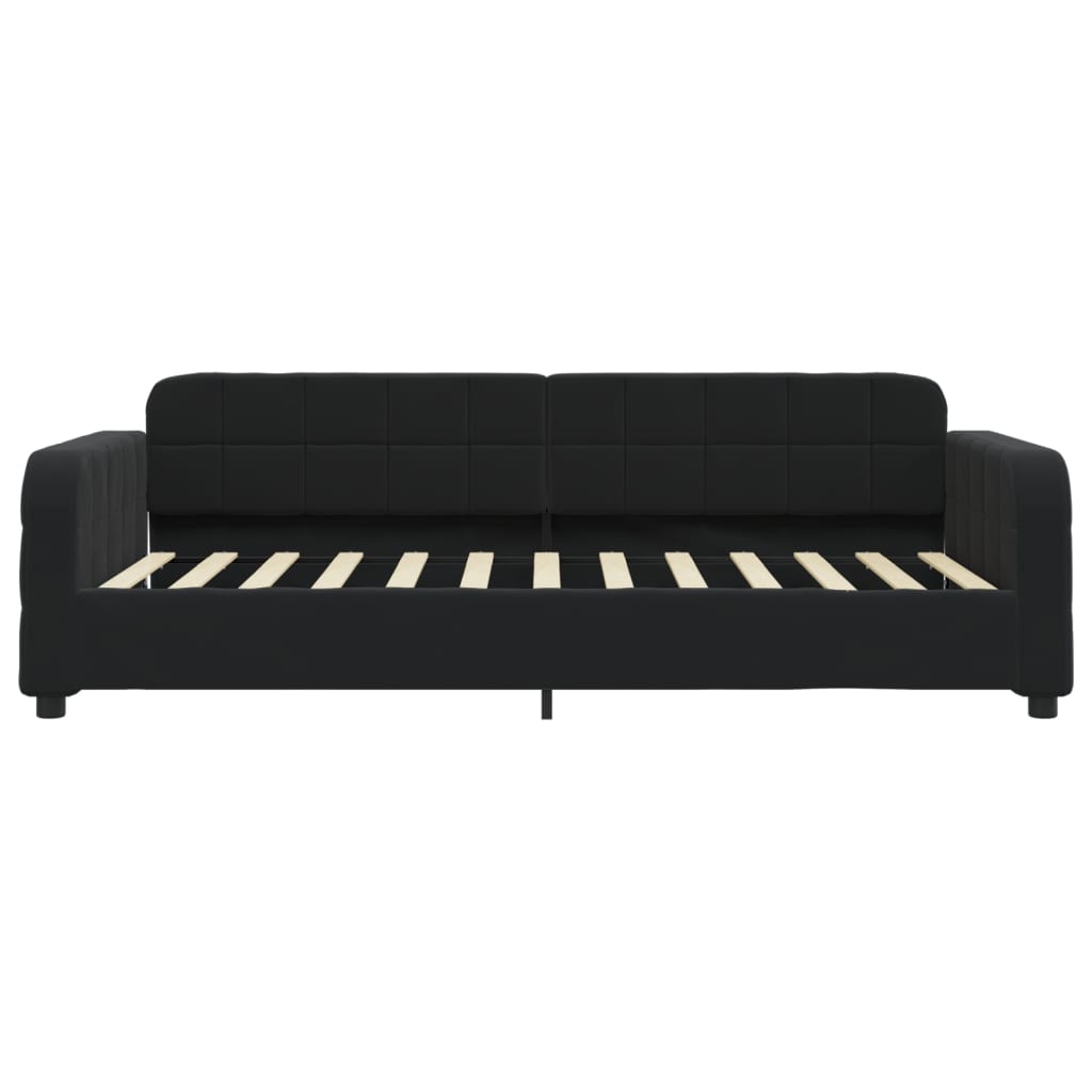 Lit de jour avec gigogne et tiroirs sans matelas noir 80x200 cm - XIOS