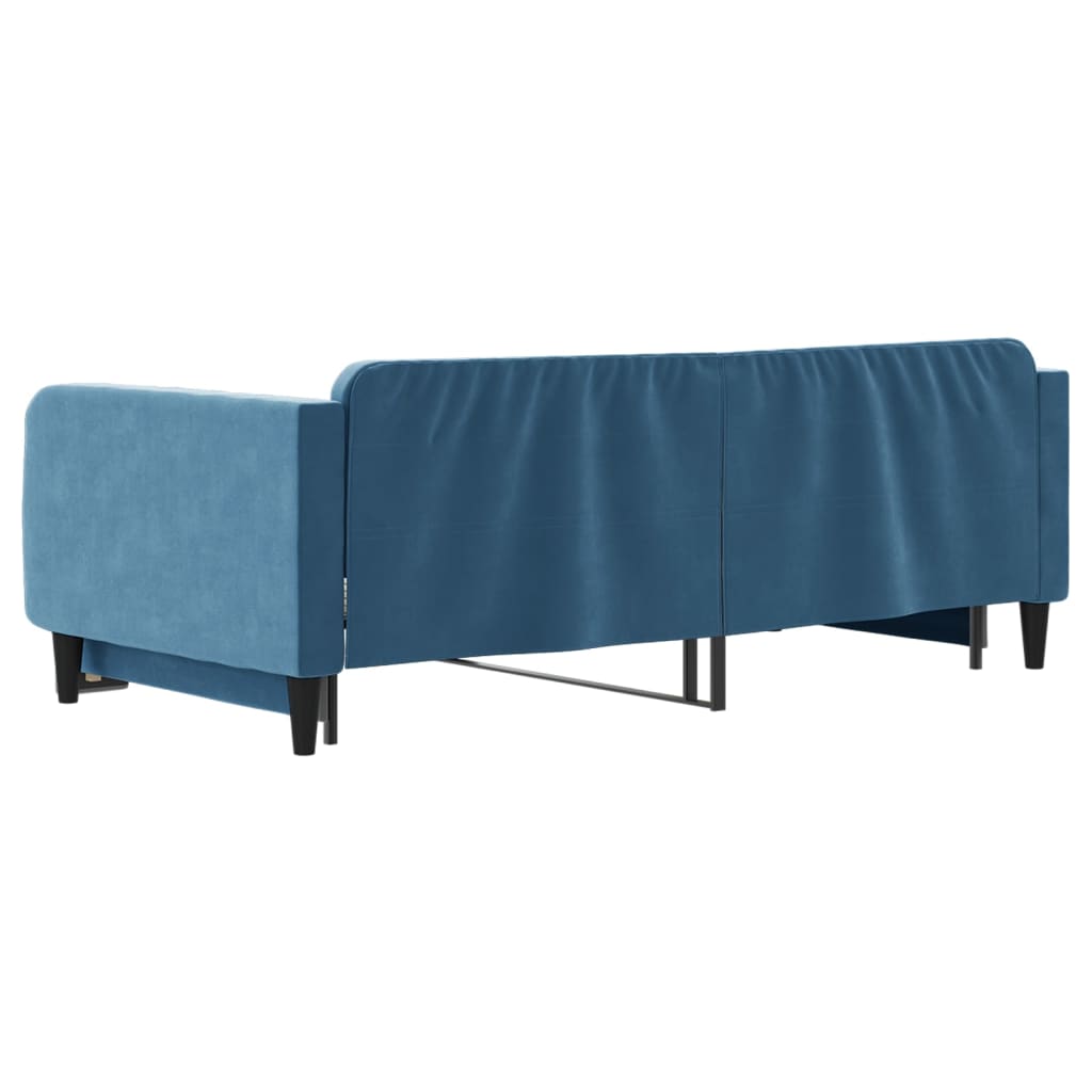 Lit de jour avec gigogne sans matelas bleu 100x200 cm - XIOS