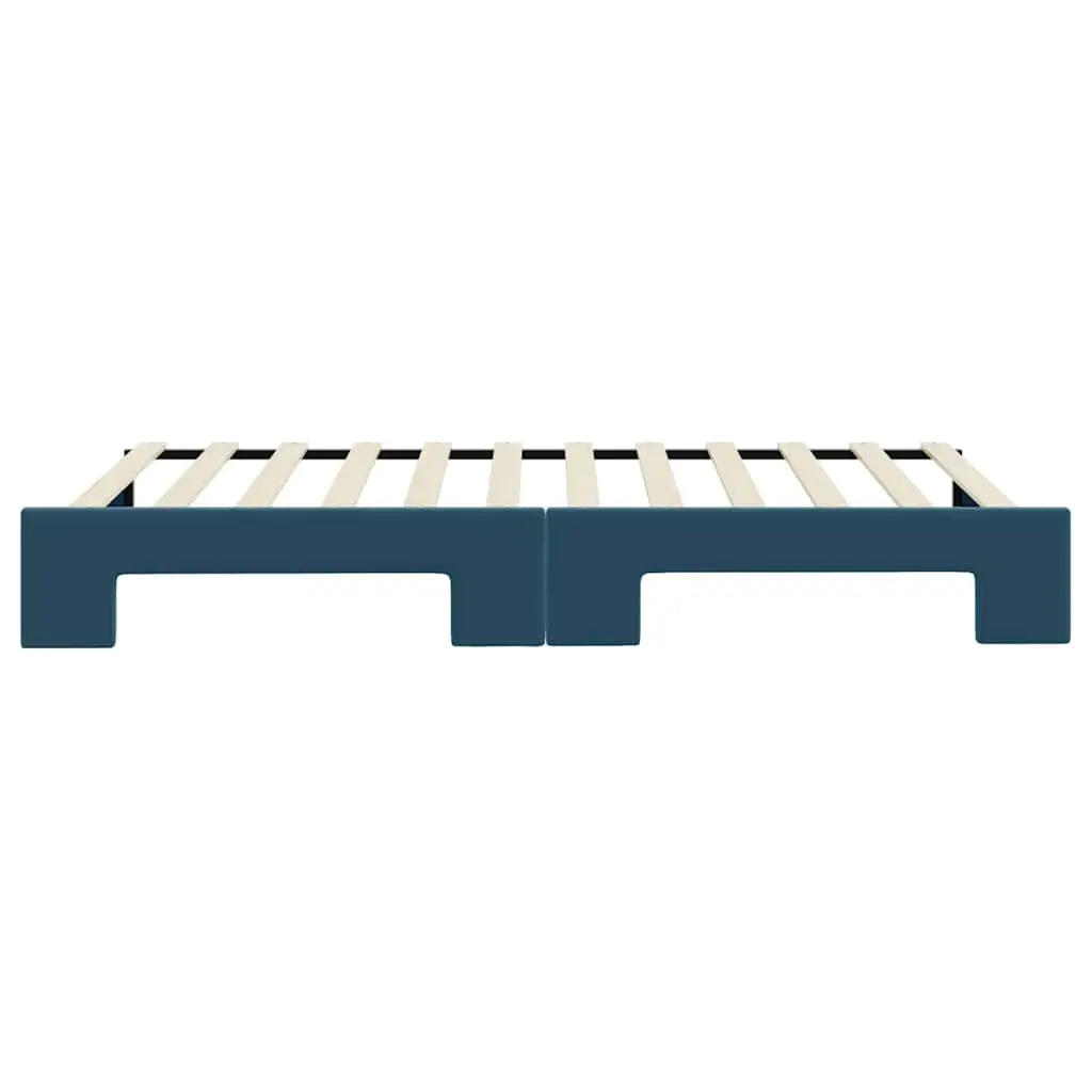 Lit de jour avec gigogne sans matelas bleu 100x200 cm - XIOS