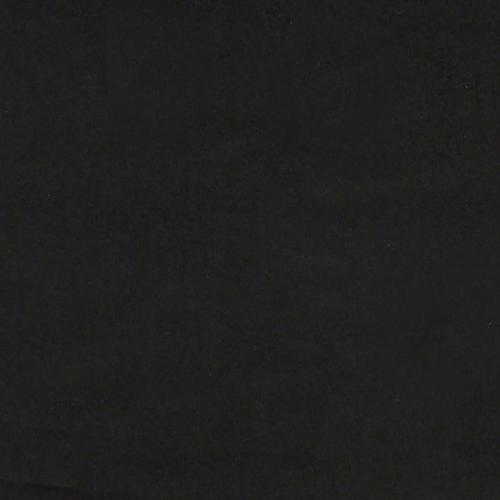 Lit de jour avec matelas noir 100x200 cm velours - XIOS