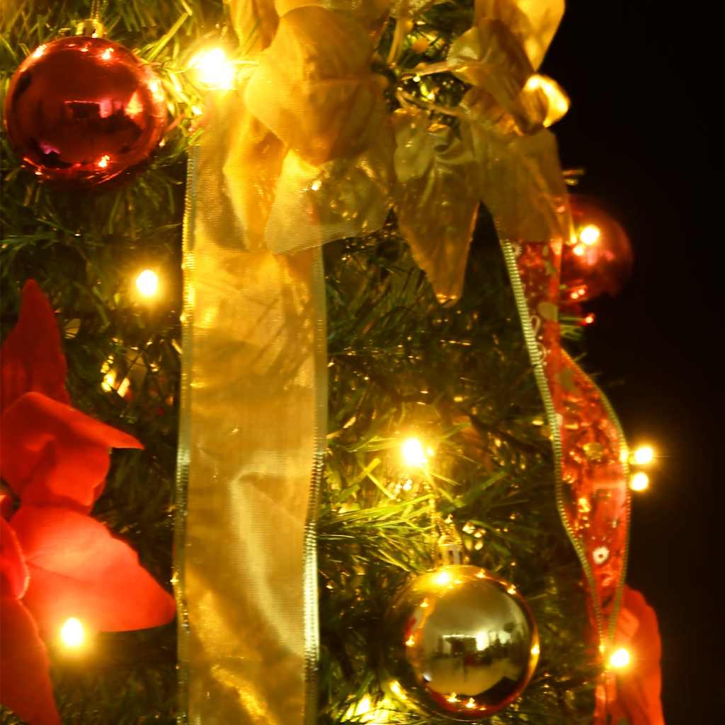 Sapin de Noël artificiel escamotable 150 LED vert 180 cm - XIOS