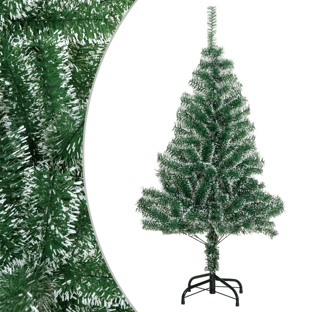 Sapin de Noël artificiel avec neige floquée vert 120 cm - XIOS