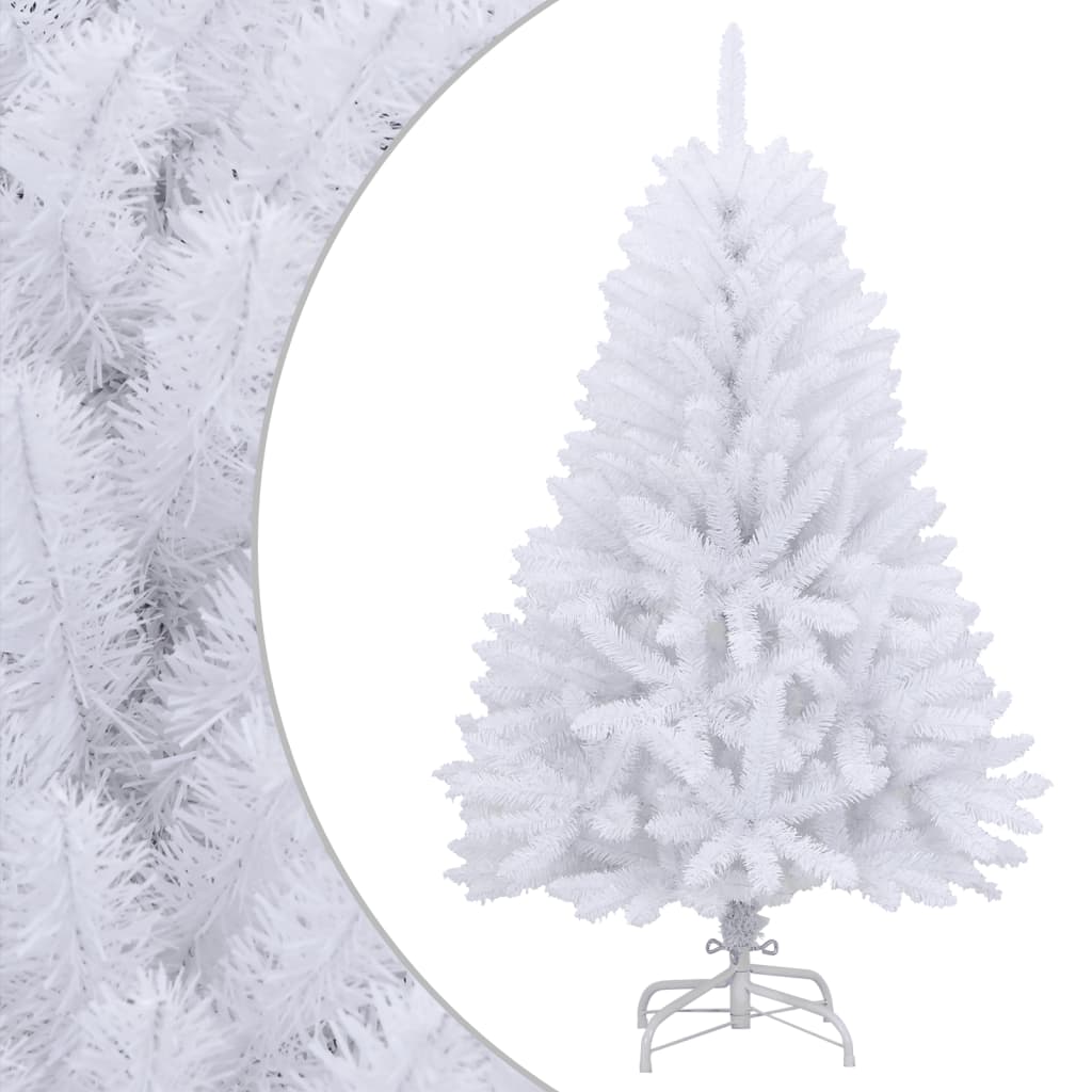Sapin de Noël artificiel à charnières avec support blanc 150 cm - XIOS