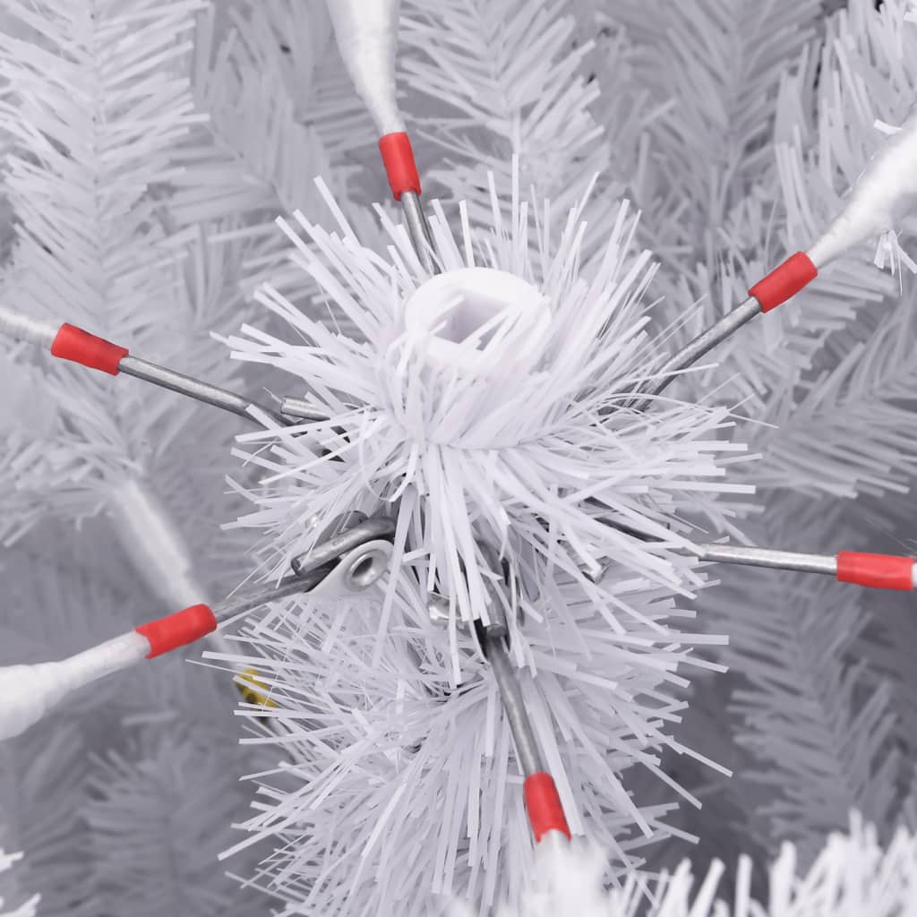Sapin de Noël artificiel à charnières avec support blanc 180 cm - XIOS