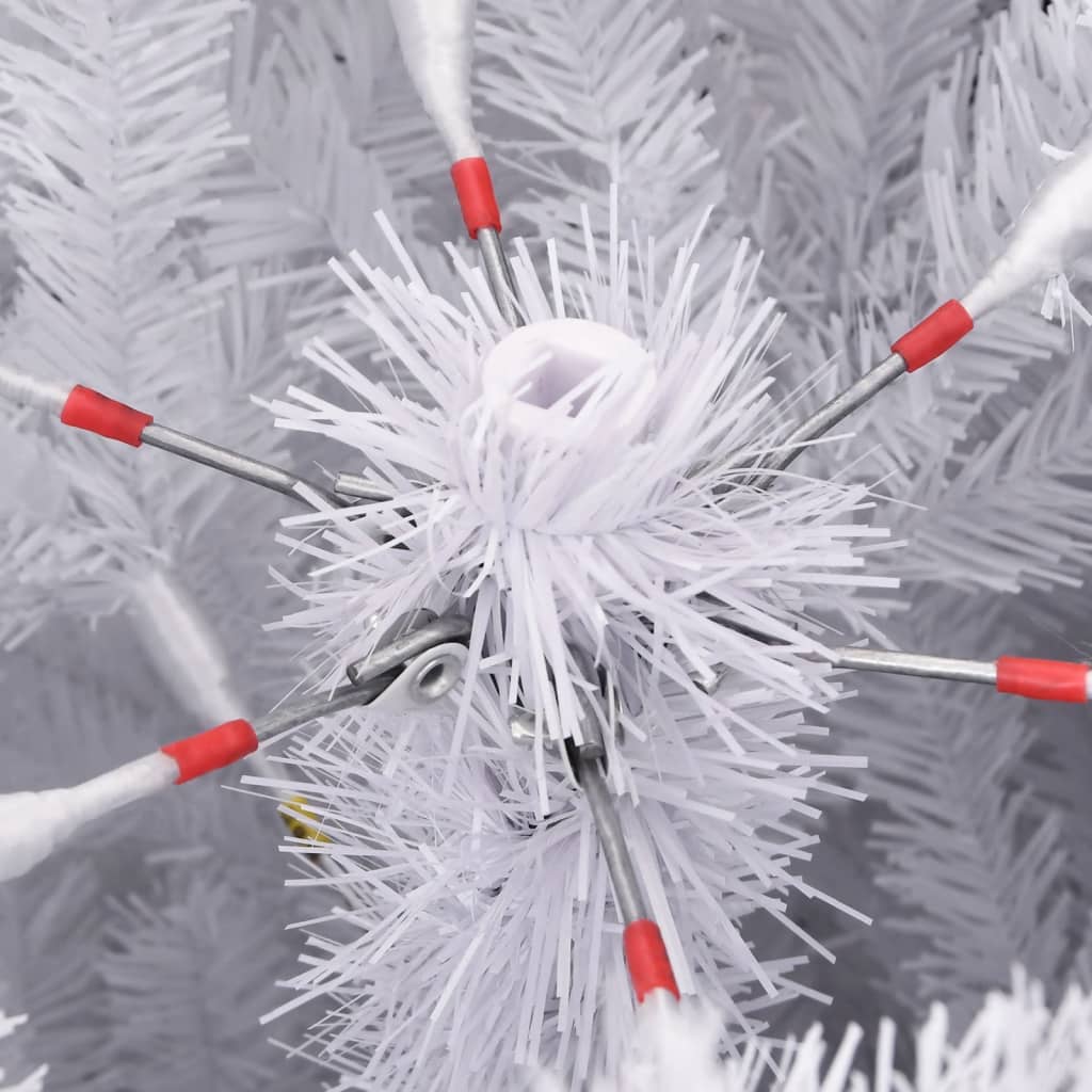 Sapin de Noël artificiel à charnières avec support blanc 210 cm - XIOS