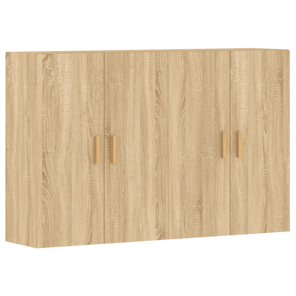Armoires murales 2 pcs chêne sonoma bois d'ingénierie - XIOS