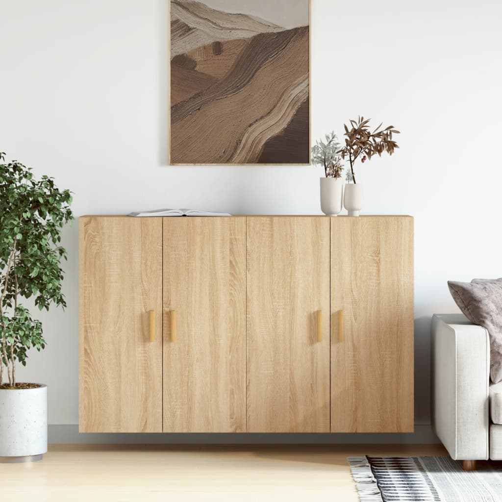 Armoires murales 2 pcs chêne sonoma bois d'ingénierie - XIOS