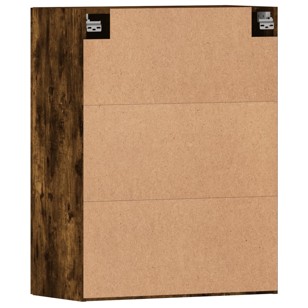 Armoires murales 2 pcs chêne fumé bois d'ingénierie - XIOS