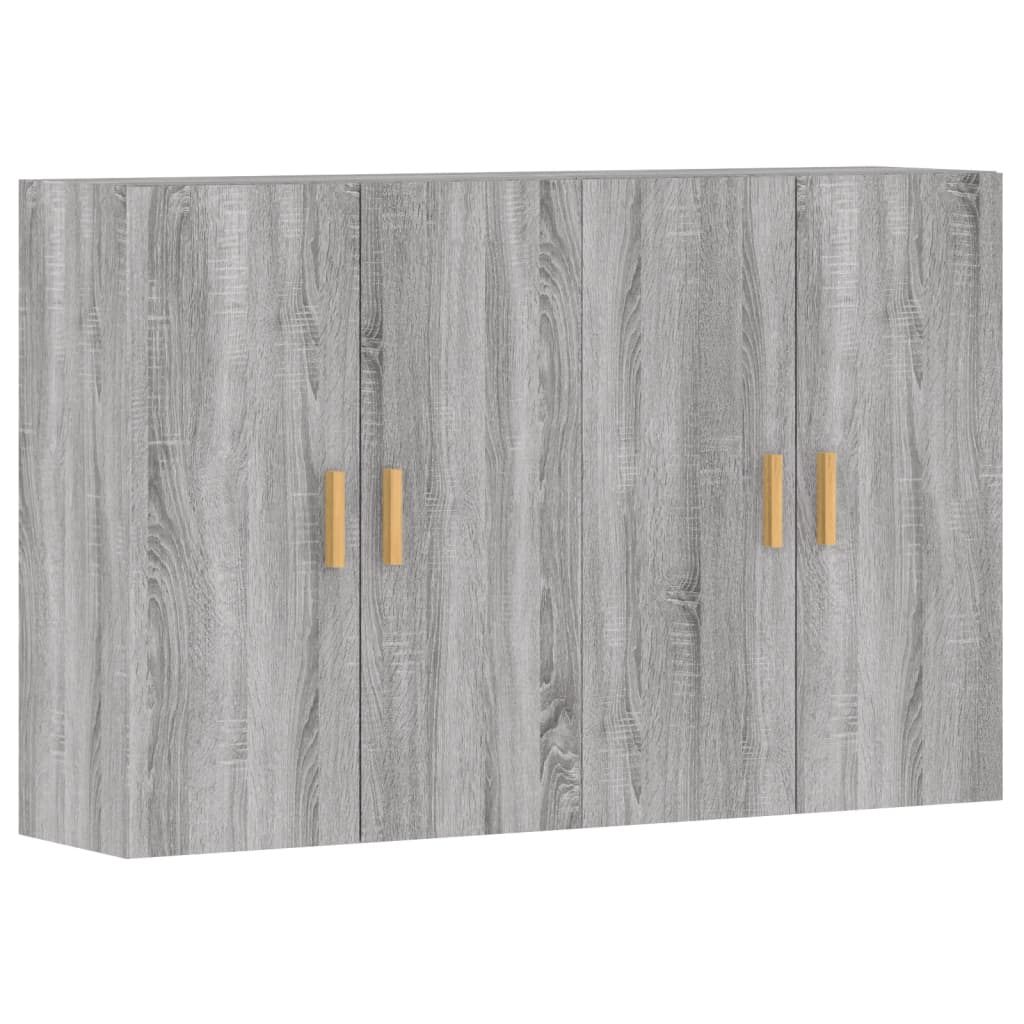 Armoires murales 2 pcs sonoma gris bois d'ingénierie - XIOS