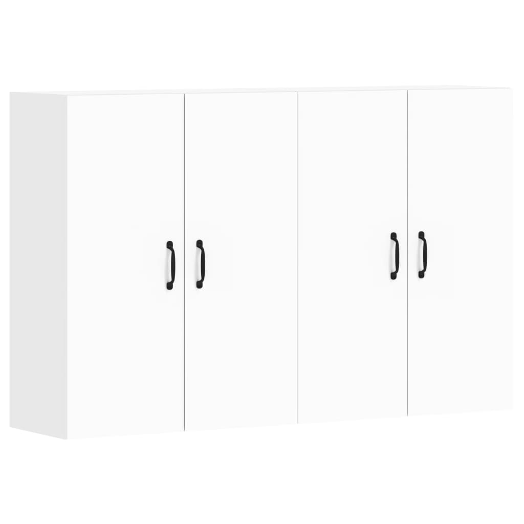 Armoires murales 2 pcs blanc bois d'ingénierie - XIOS