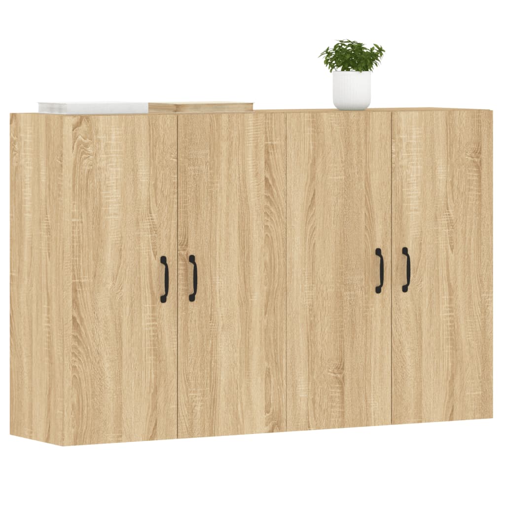 Armoires murales 2 pcs chêne sonoma bois d'ingénierie - XIOS
