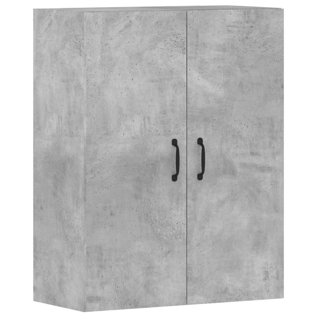 Armoires murales 2 pcs gris béton bois d'ingénierie - XIOS