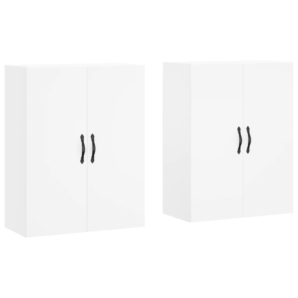 Armoires murales 2 pcs blanc bois d'ingénierie - XIOS