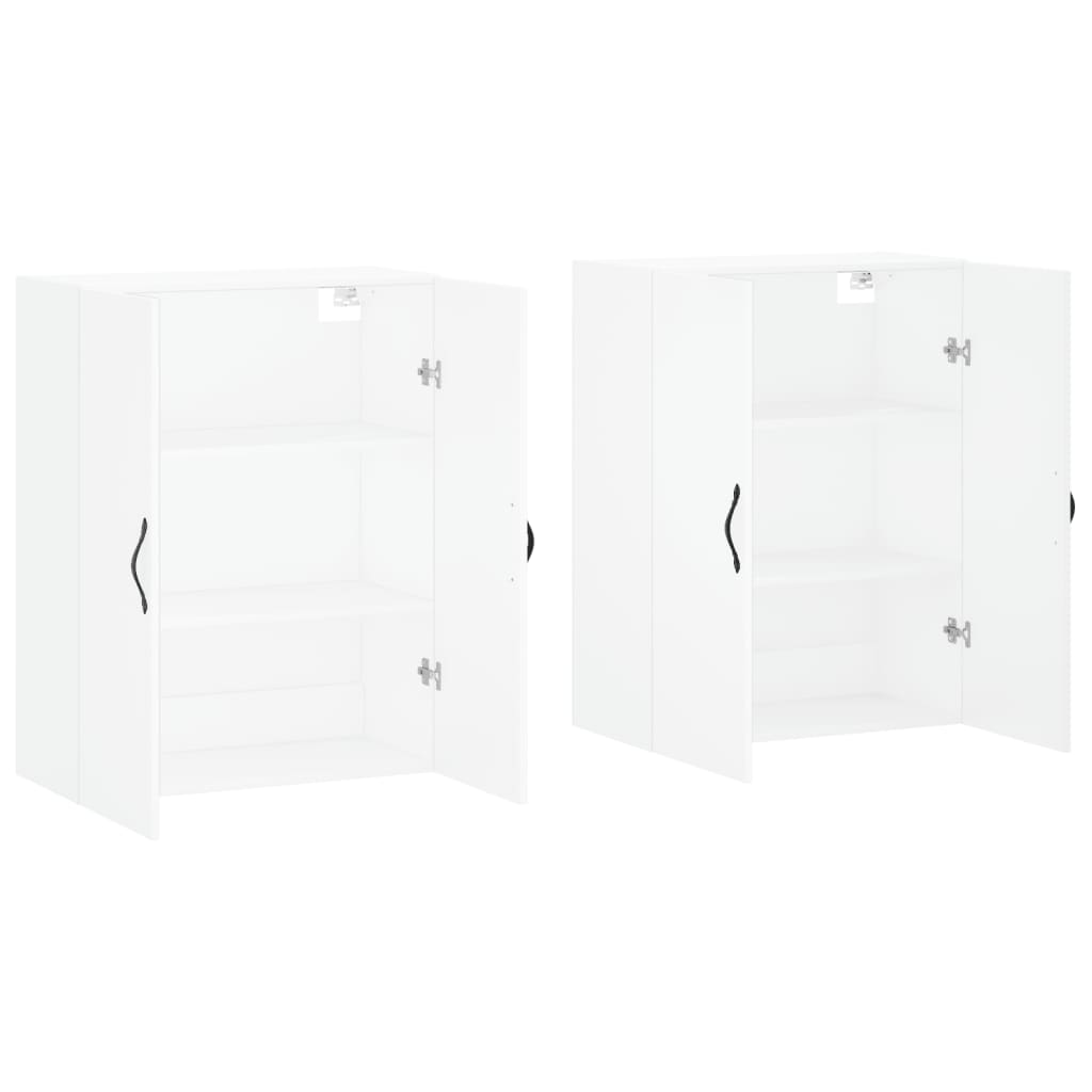 Armoires murales 2 pcs blanc bois d'ingénierie - XIOS