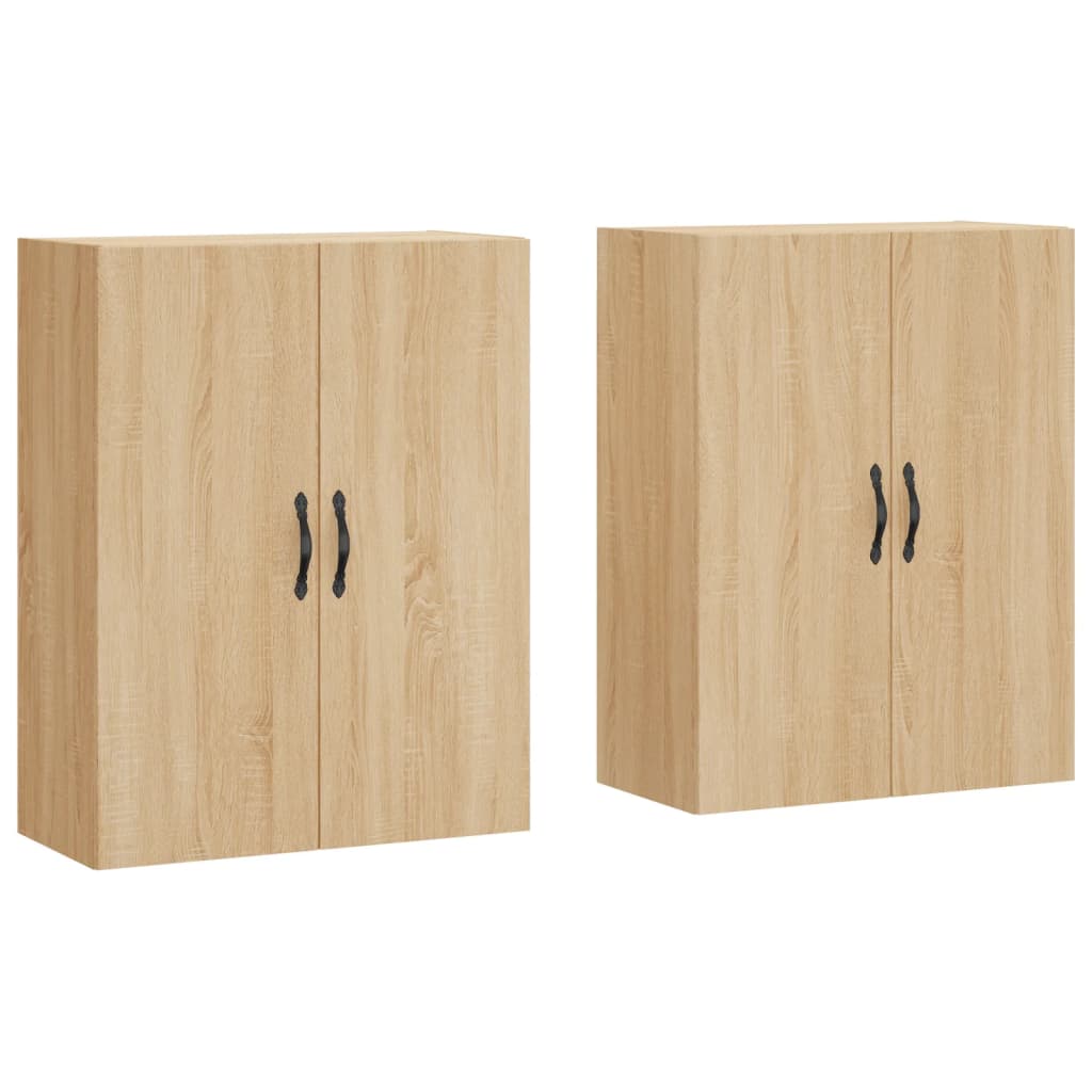 Armoires murales 2 pcs chêne sonoma bois d'ingénierie - XIOS