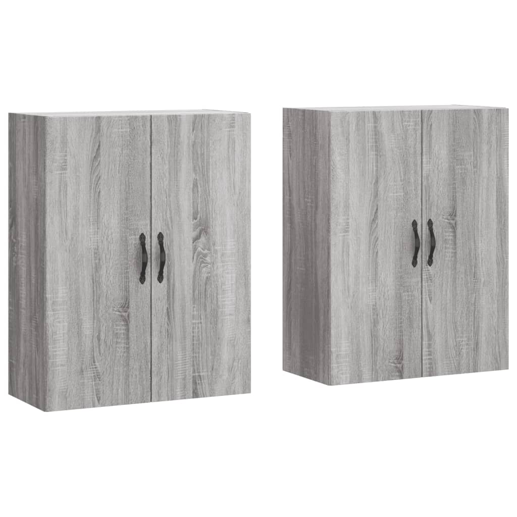 Armoires murales 2 pcs sonoma gris bois d'ingénierie - XIOS