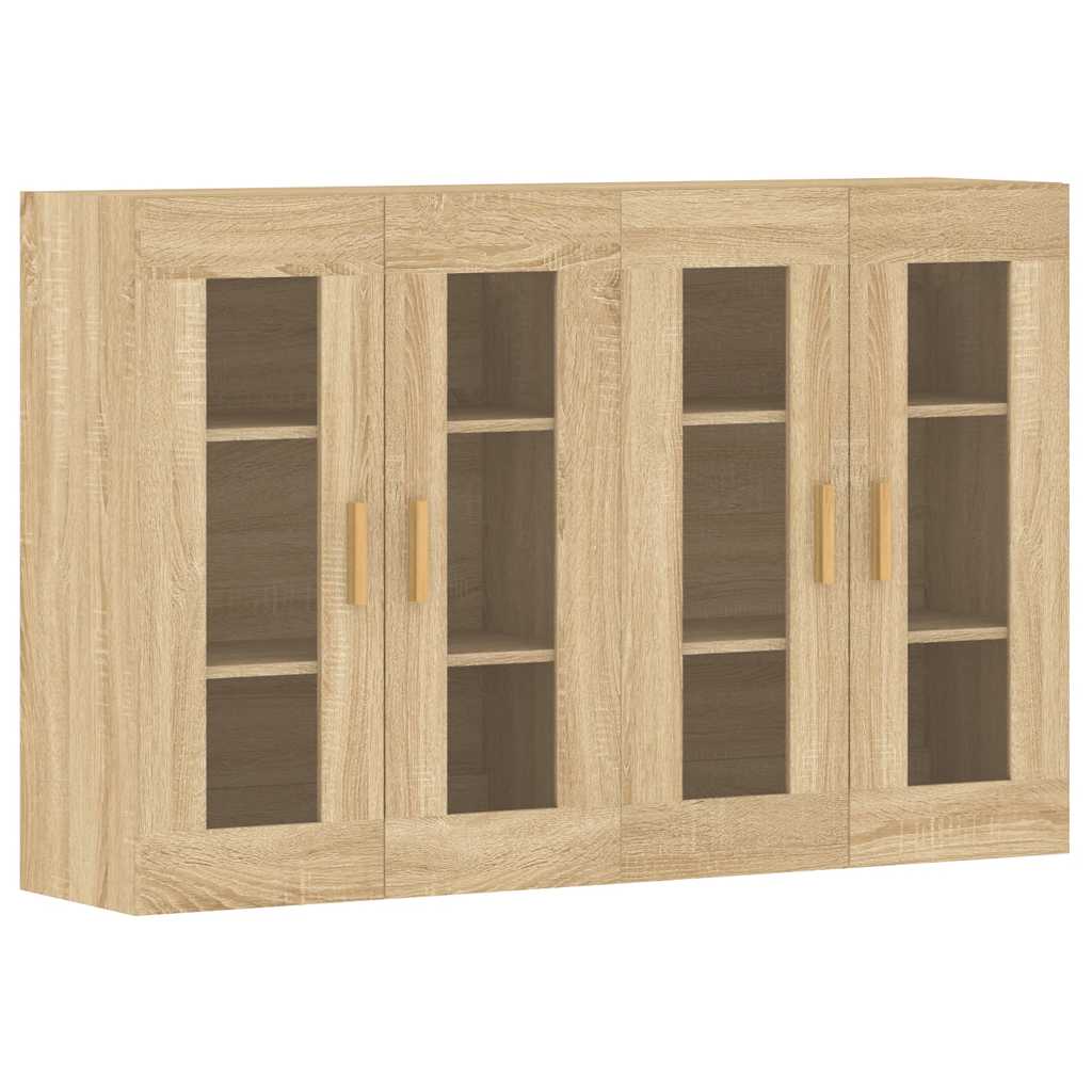 Armoires murales 2 pcs chêne sonoma bois d'ingénierie - XIOS