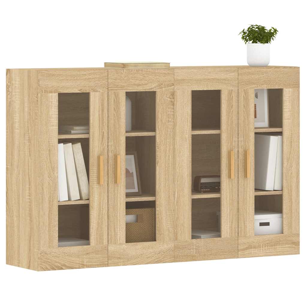 Armoires murales 2 pcs chêne sonoma bois d'ingénierie - XIOS