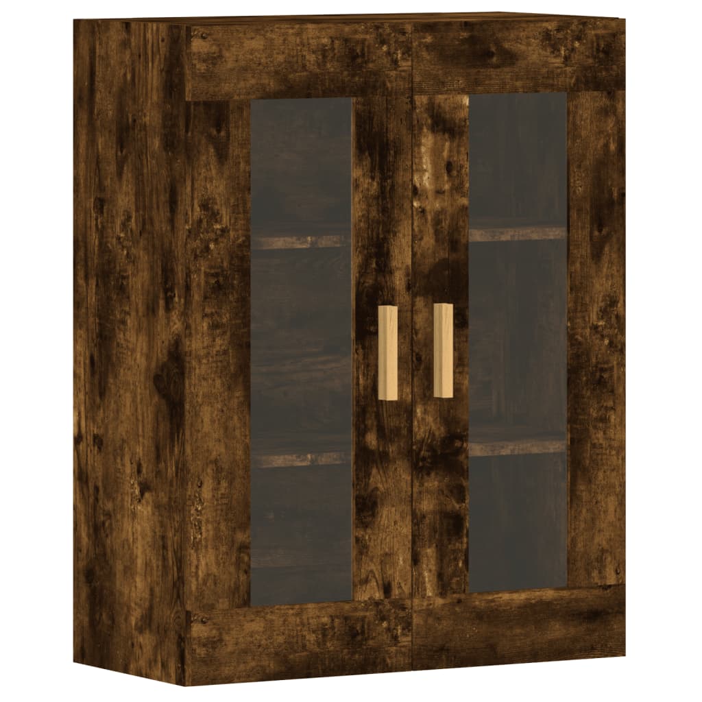 Armoires murales 2 pcs chêne fumé bois d'ingénierie - XIOS