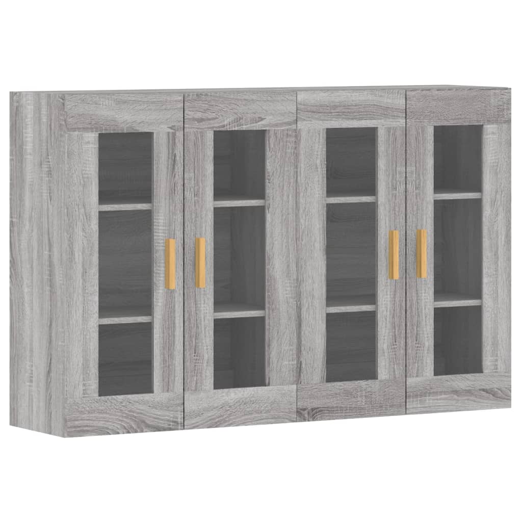 Armoires murales 2 pcs sonoma gris bois d'ingénierie - XIOS