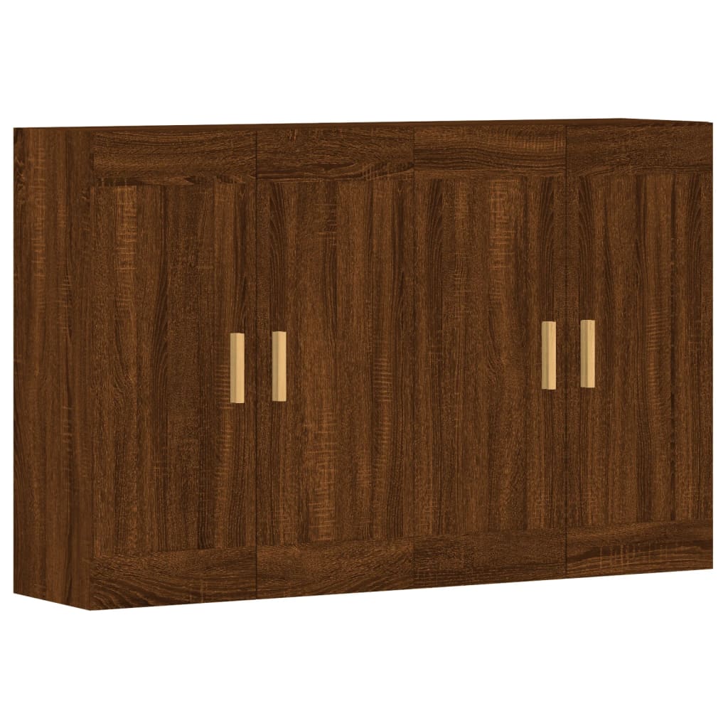 Armoires murales 2 pcs chêne marron bois d'ingénierie - XIOS