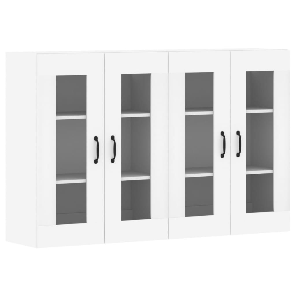 Armoires murales 2 pcs blanc bois d'ingénierie - XIOS
