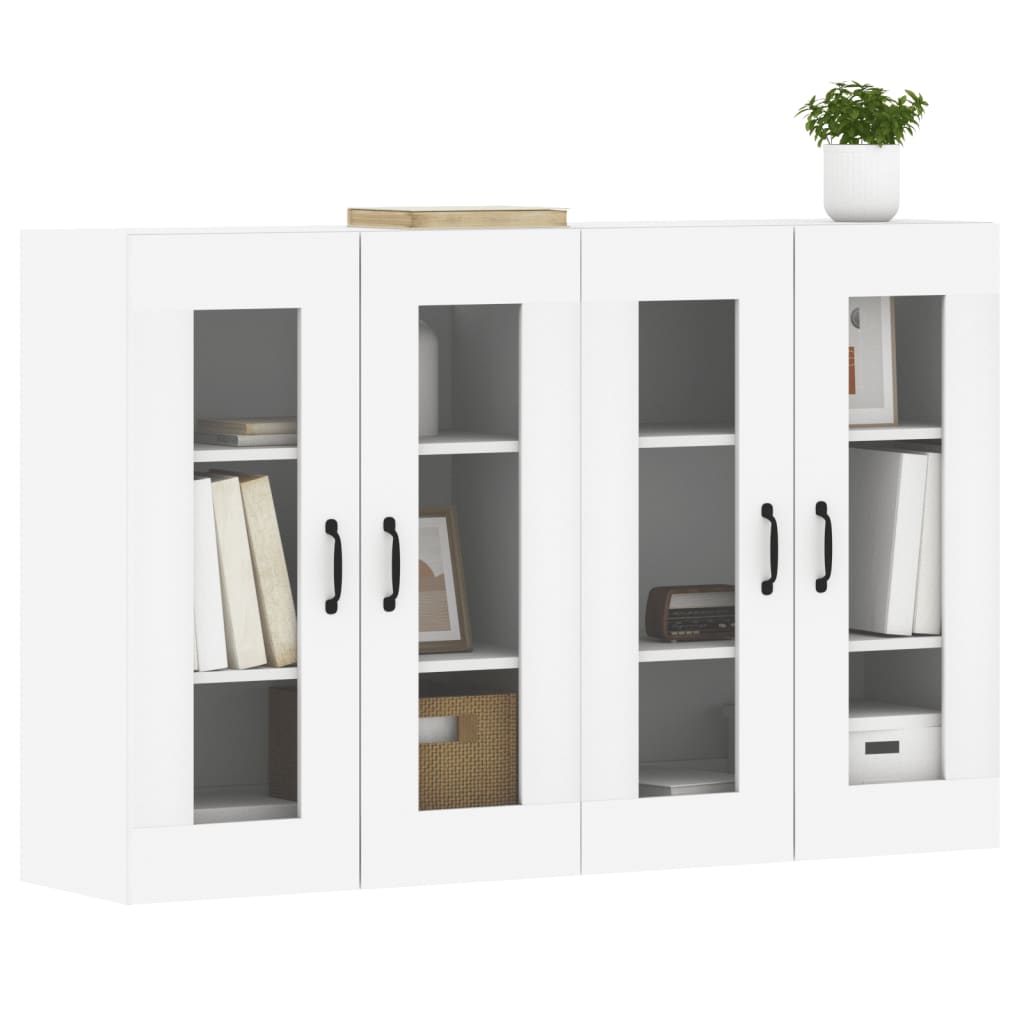 Armoires murales 2 pcs blanc bois d'ingénierie - XIOS
