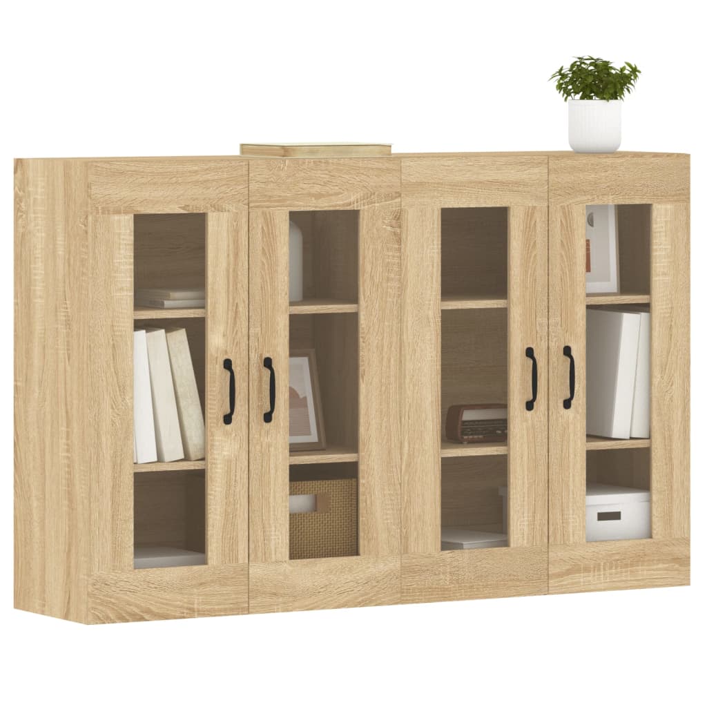 Armoires murales 2 pcs chêne sonoma bois d'ingénierie - XIOS