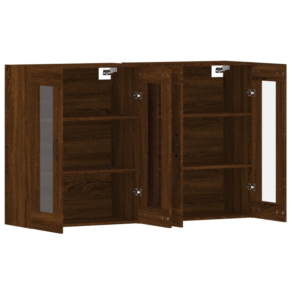Armoires murales 2 pcs chêne marron bois d'ingénierie - XIOS