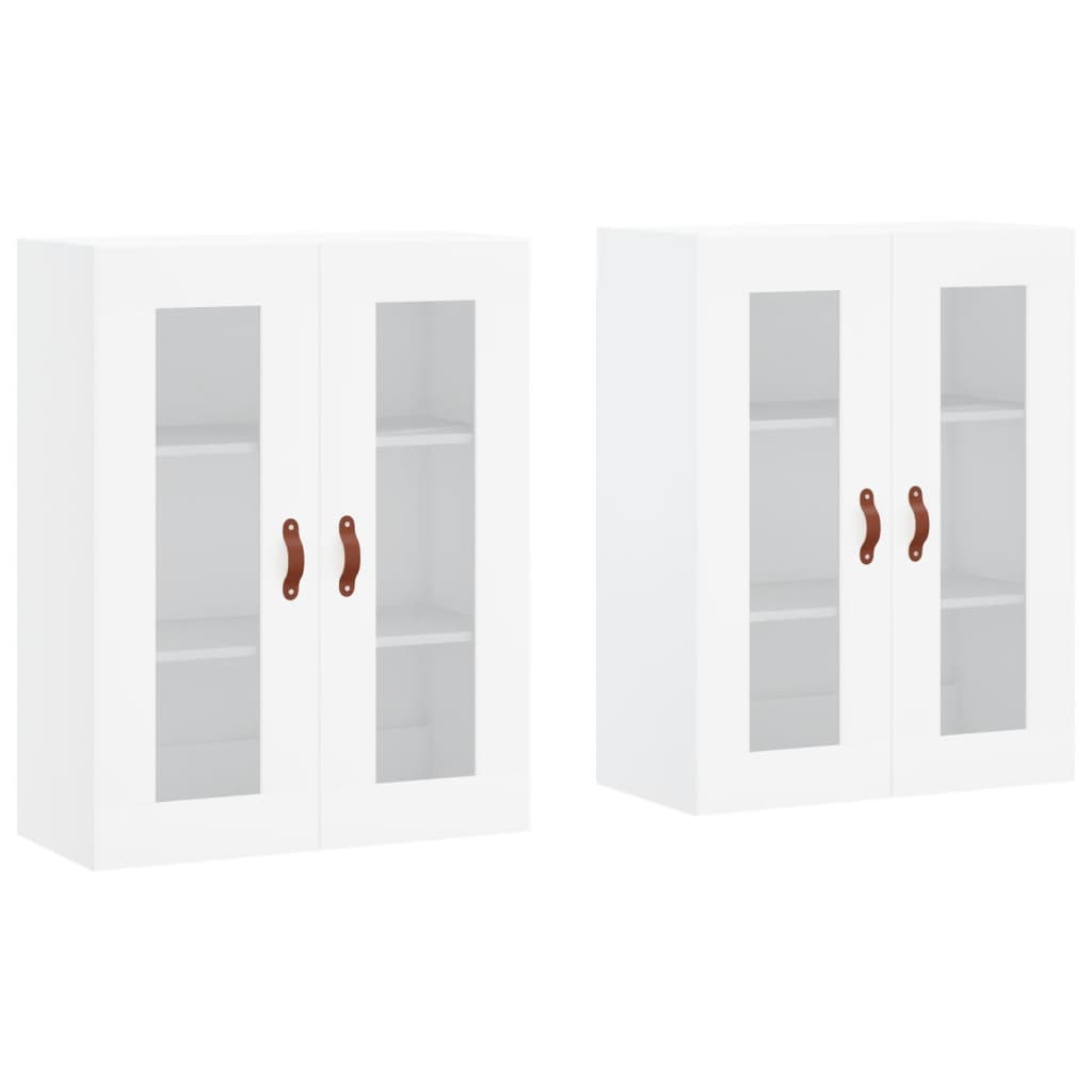 Armoires murales 2 pcs blanc bois d'ingénierie - XIOS