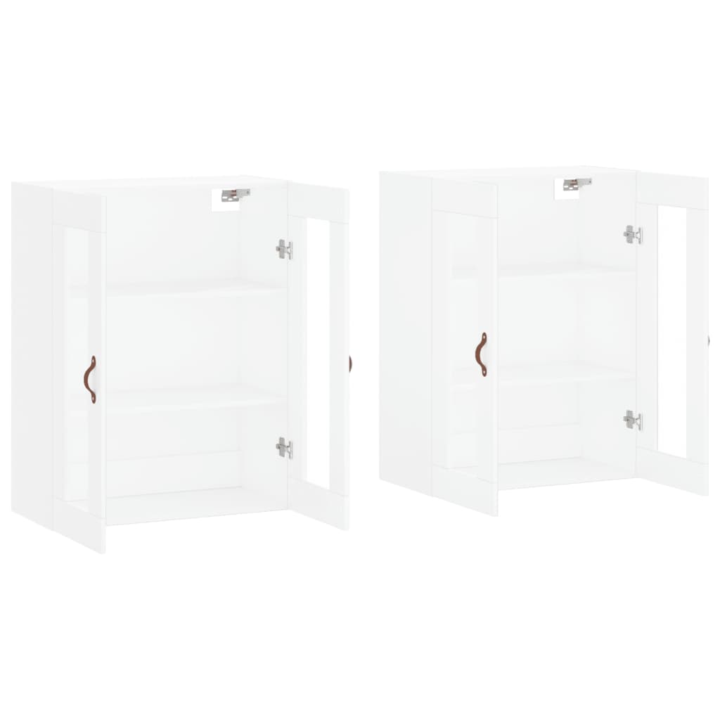 Armoires murales 2 pcs blanc bois d'ingénierie - XIOS
