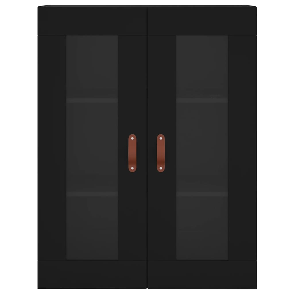 Armoires murales 2 pcs noir bois d'ingénierie - XIOS