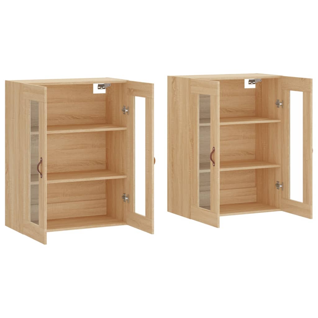 Armoires murales 2 pcs chêne sonoma bois d'ingénierie - XIOS