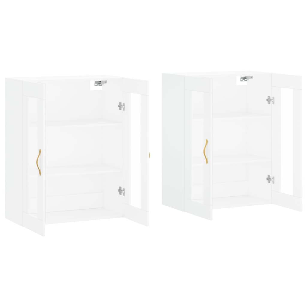 Armoires murales 2 pcs blanc bois d'ingénierie - XIOS