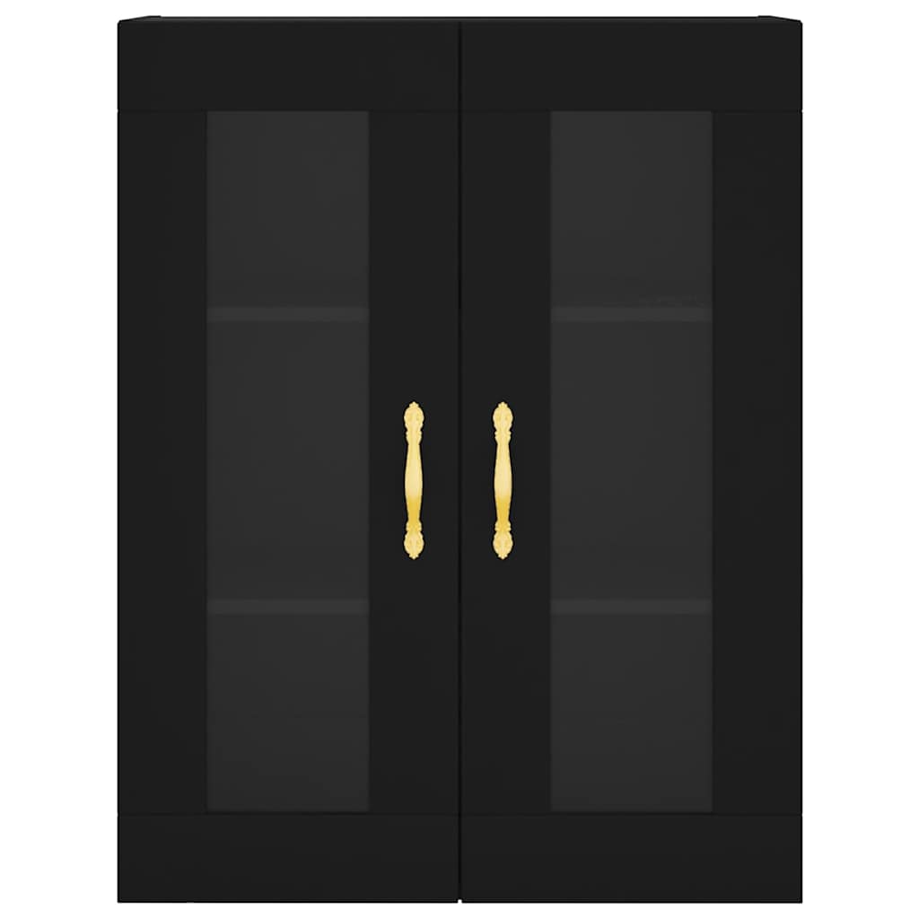 Armoires murales 2 pcs noir bois d'ingénierie - XIOS