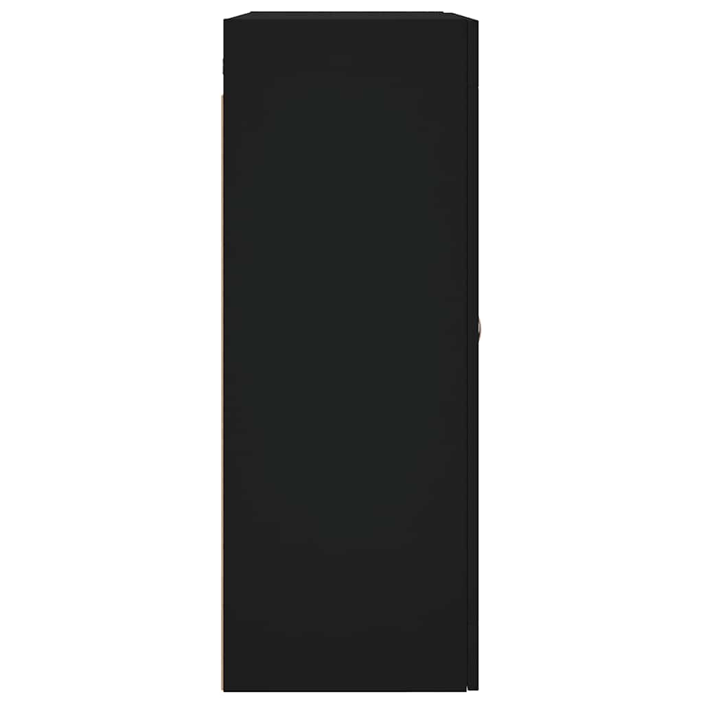 Armoires murales 2 pcs noir bois d'ingénierie - XIOS
