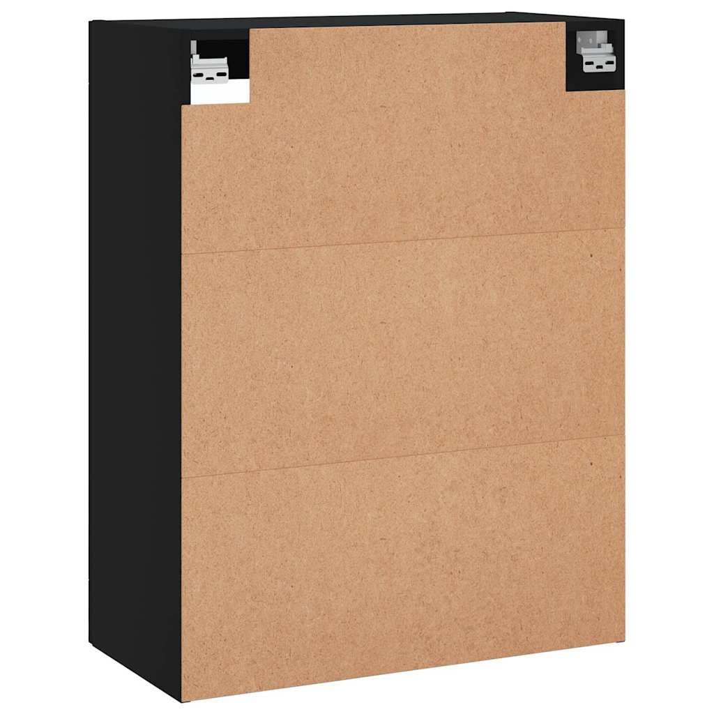 Armoires murales 2 pcs noir bois d'ingénierie - XIOS