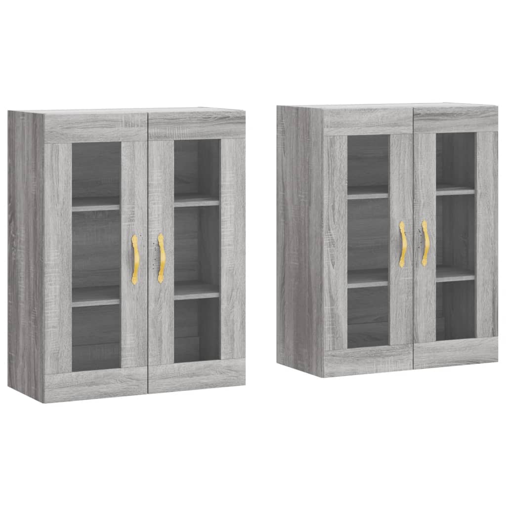 Armoires murales 2 pcs sonoma gris bois d'ingénierie - XIOS
