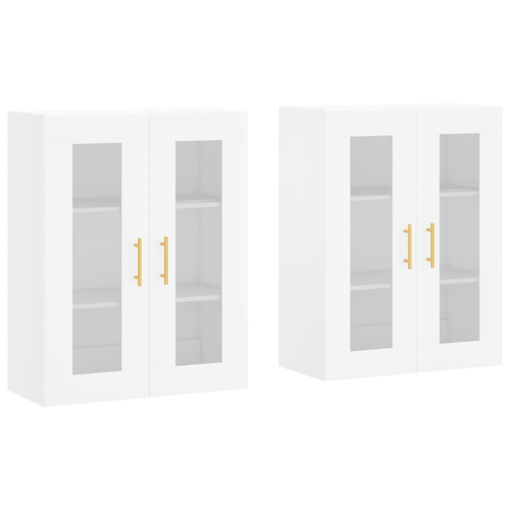 Armoires murales 2 pcs blanc bois d'ingénierie - XIOS